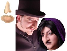 Witch Villain Nose Chin Makeup Set Foam Latex Prosthetic Stage Hollywood Quality