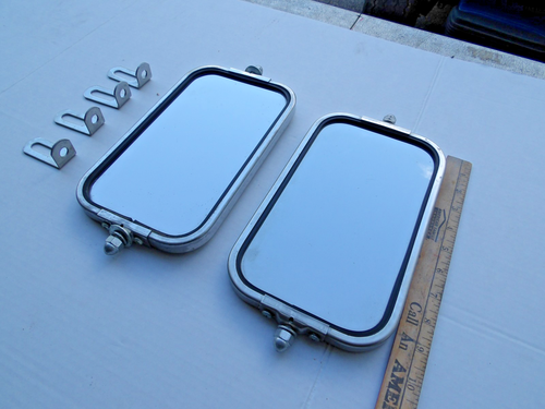 NOS VINTAGE 60's 70's FORD TRUCK F100 F250 FOMOCO JR. WESTERN CAMPER PR MIRRORS - Picture 5 of 21