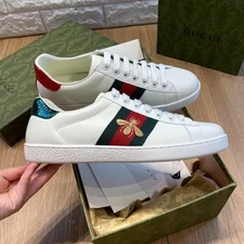 GUCCI ACE white classic men's casual shoes
