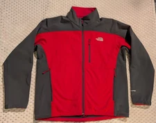 THE NORTH FACE Apex Bionic Softshell Jacket Red/Grey Men's Size XL