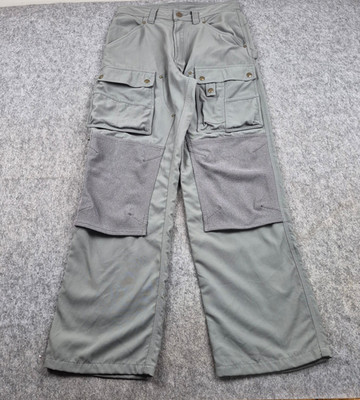 Carhartt Hose Herren W30 L32 Grau Cargo Multi Pocket Tech Pants Utility EB218