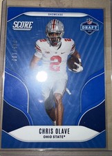 2022 Score - Nfl Draft Chris Olave #D10 Showcase /100 (RC)