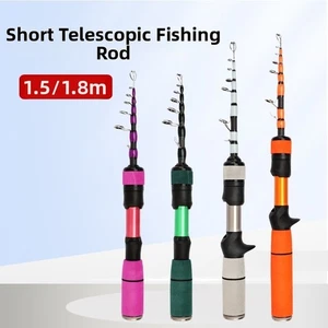 Collapsible Lure Carbon Fiber Rod Lightweight Carbon Fiber Smooth Guide Rings