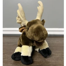 K&M Toys WWF Moose Plush Vintage 1986 Wildlife Fund Stuffed Animal Toy