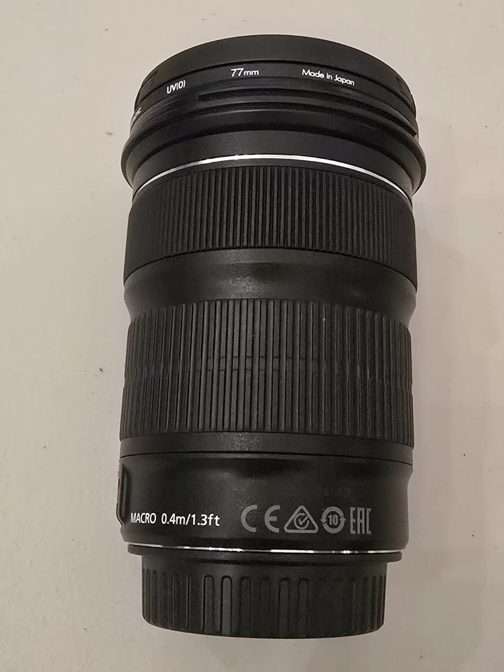 Canon EF 24-105mm f/3.5-5.6 IS Lens & Front & Rear Caps & Hoya Lens A+ Condition - Image 2 of 4