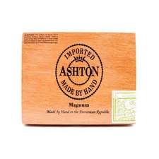 Ashton Magnum Empty Wood Cigar Box 7.5" x 5.75" x 2.5"