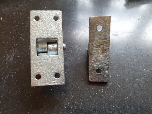 Original NOS Schwerlast Stahl Hufeisen Tür Halter Auffangkasten LKW Anhänger etc. - Bild 5 von 10