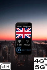 UK | 5 GB | Up to 30 days | Mobile Internet Data eSIM | Fast Delivery