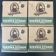Dr. Squatch Mens Natural Soap - Sierra Storm - 4 BARS!