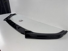 AUDI A4 S LINE  S4 B9 GLOSS BLACK FRONT SPLITTER LIP SPOILER 2017-2019 ONE PIECE
