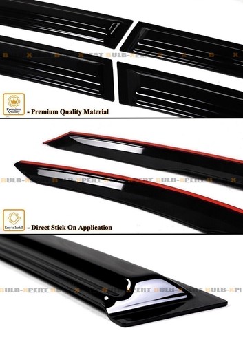 KDM 3D WAVY AERO WINDOW VISOR RAIN GUARD DEFLECTOR FOR 2021-2025 HYUNDAI - Bild 2 von 6