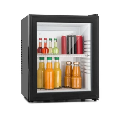 KLARSTEIN Mini bar silenzioso 0 dB frigorifero armadio frigorifero hotel gastronomia festa porta vetro NUOVO