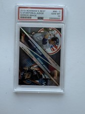 2015 Bowman’s Best G Stanton/Aaron Judge Mirror Image PSA 10 Gem Mint