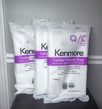3 X Kenmore 53292 Type Q/C HEPA Vacuum-6 Bags  12 Total  replaces 50557 50558