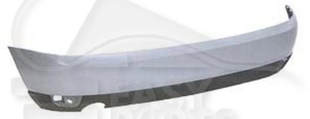 Pare-choc arrière apprêté pour Ford Focus phase 1 avec surface lisse à peindre