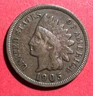 1905 US Indian Head Cent! Choice VF! Old US Coin!