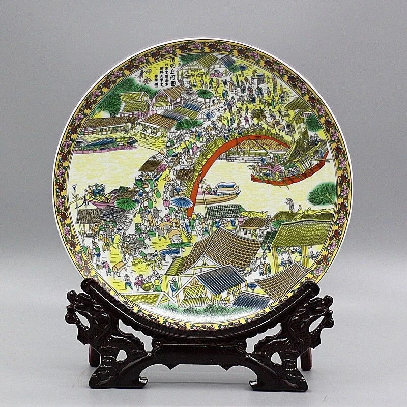 陶瓷古董原始1940 年后中国风盘子| eBay