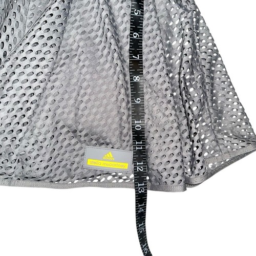 Adidas by Stella McCartney Wimbledon Gray Mesh Skort LARGE - Picture 8 of 9