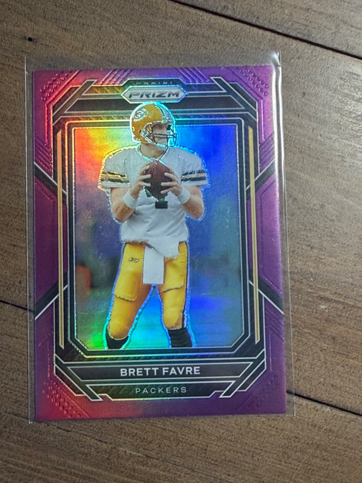 2022 Panini Prizm - Brett Favre #111 Purple Prizm /125