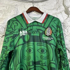 Vintage 1998 Mexico ABA Sport Football Shirt Size XL