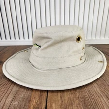 VTG Tilly Endurables T3 Wanderer Duck Sz 7 1/4 Hat Khaki Cotton Safari Canada
