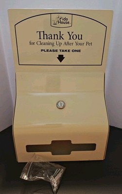 FIDO HOUSE DOG PET WASTE STATION BAG DISPENSER