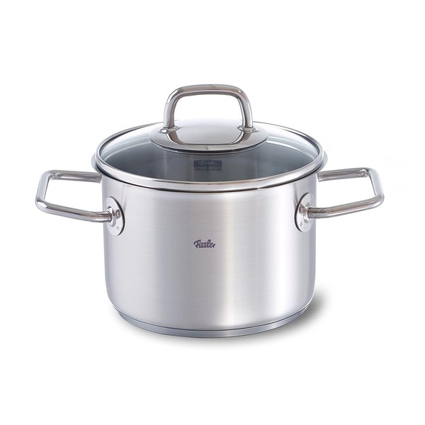 Fissler Viseo Kochtopf 2,1 L Ø 16 Cm Edelstahl Mit Glasdeckel Induktion-image