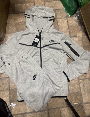 NIKE TECH FLEECE グレー M 上下セット Nike Tech Fleece Tracksuit Gray Full Zip Hoodie Jogger pants set