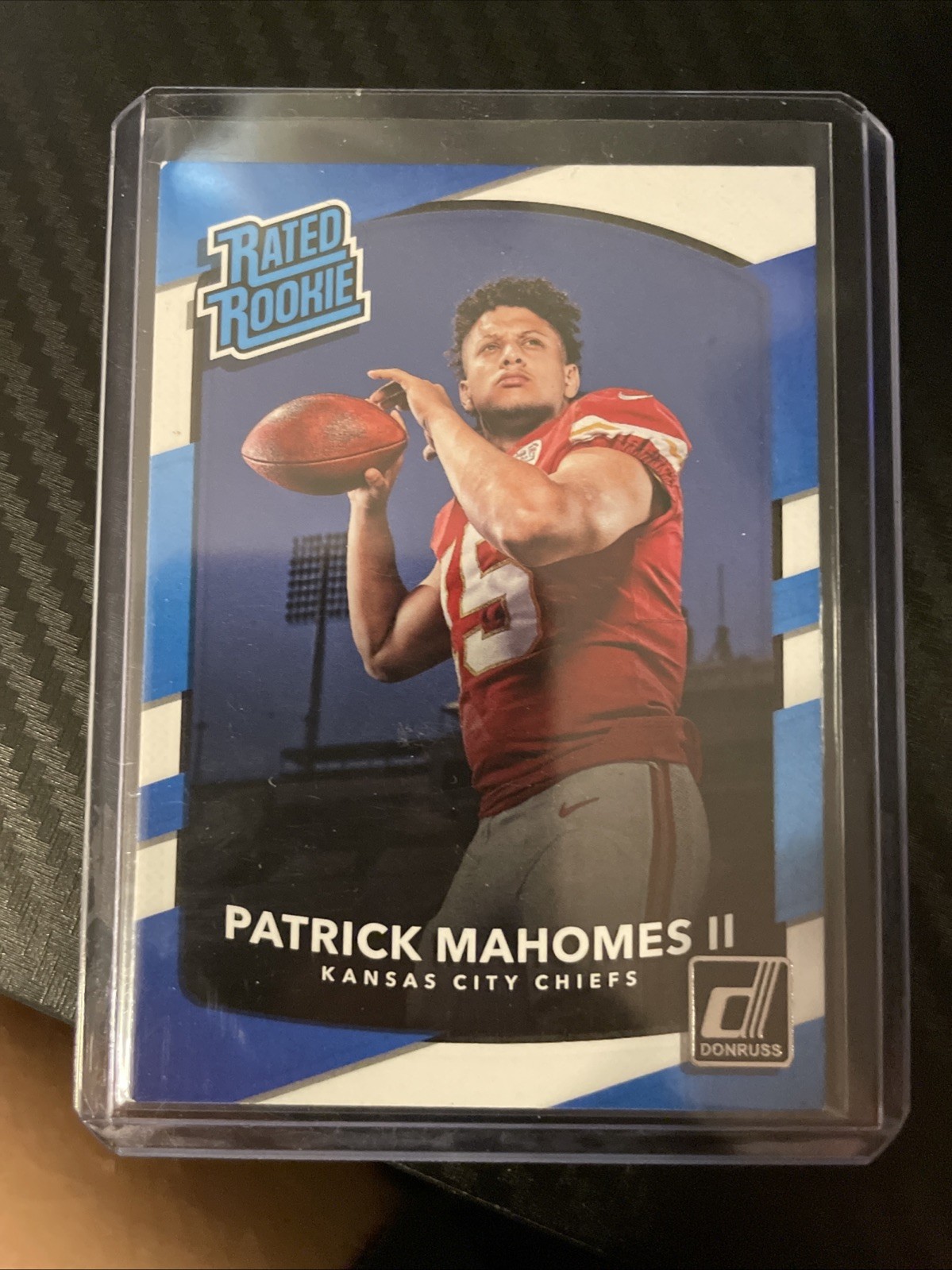 2017 Panini Donruss - Rated Rookie Patrick Mahomes II #327 (RC)