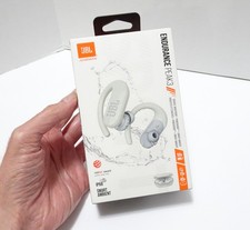 JBL Endurance Peak 3 Dust/Waterproof True Wireless Active Earbuds- White- NEW