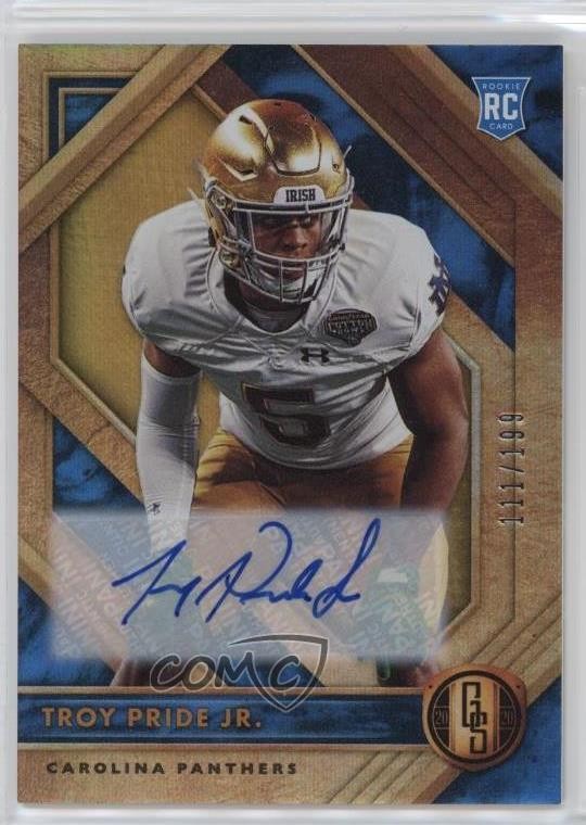 Troy Pride Jr. Panini Gold Standard #197 Autograph