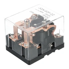 DC24V 80A Electromagnetic Relay, High Power Relay DPDT 2NO 2NC Din Rail