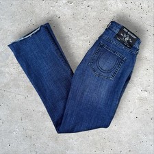True Religion Jeans Becca Mid Rise Boot Cut Indigo Women  s Size 27x30