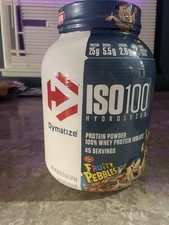 Dymatize ISO100 Hydrolyzed Protein Powder Fruity Pebbles - 3LB 45 serving 15.00 per gallon