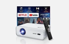 Aurzen Eazze Series D1 Projector w/ Wi-Fi, Bluetooth, Netflix
