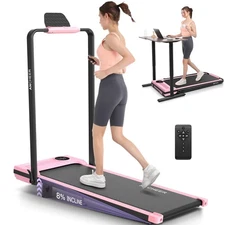 📍8% Incline Treadmill Machine 2.5HP Powerful Motor Treadmill for Fitness Gift📍