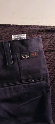 Workrite FR Pants 2112 Glenguard CAT2 Mens 48×37 Blue Firefighter Reflectors - Picture 10 of 13