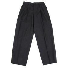 COMME des GARCONS HOMME Wool Tuck Pants Size S K-159871 