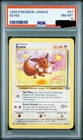 Eevee Pokémon Card Graded PSA 8 Jungle 1999 #51 Rare