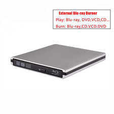 External USB3.0 Bluray Burner Writer Optical BD-RE Recorder 3D BD-ROM Blu-Ray Re