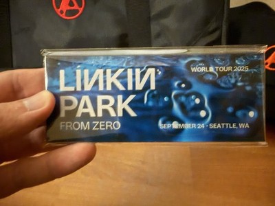 Brand New Linkin Park 2025 From Zero OFFICIAL VIP Duffel Bag, Hat