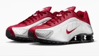 Nike Shox R4 Men's Shoes Metallic Silver/Red HQ1988 009
