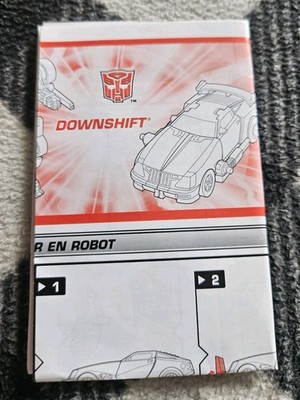 Transformers Energon Downshift Instruction Booklet Only Mint 2004 Free S/H