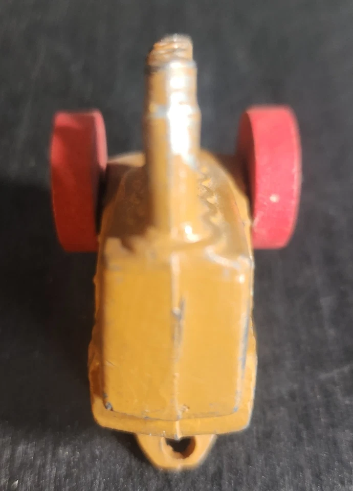 MANOIL VINTAGE 1930s M105 LEAD TOY 5 BARREL ANTI-AIRCRAFT ARTILLERY WOOD WHEELS - Image 3 of 4