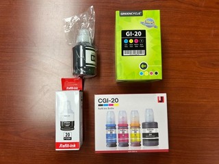 Canon GI 20 Refill Ink lot of 10 bottles