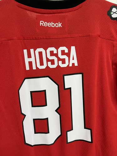 NHL Reebok Unisex Youth Chicago Blackhawks "#81 Hossa" Jersey Size L/XL - Picture 5 of 12