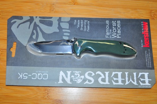 CUCHILLO KERSHAW 6074OLBLK CQC-5K DISEÑADO POR EMERSON OLIVA MONÓTONO CLIP PUNTA HOJA - Imagen 9 de 16