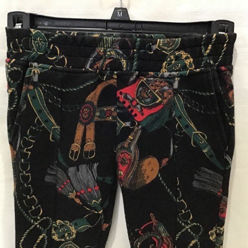 Haus Of Jr Pants Size 5-6 T Saddle / Horse Theme Zip Leg Ends Excellent - Picture 3 of 8