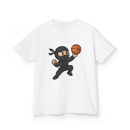 Ninja Basketball Youth T-Shirt - Picture 4 of 37