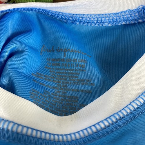 First Impressions Baby Boy Shark Rash Guard Striped Swim Set Size 12 Months - Picture 8 of 8